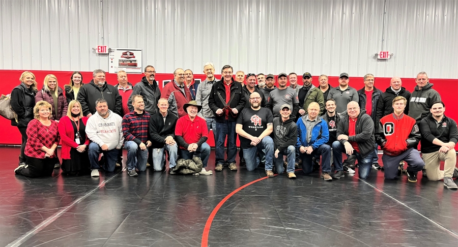 Coach Shaut and alumni Coach Shaut and alumni